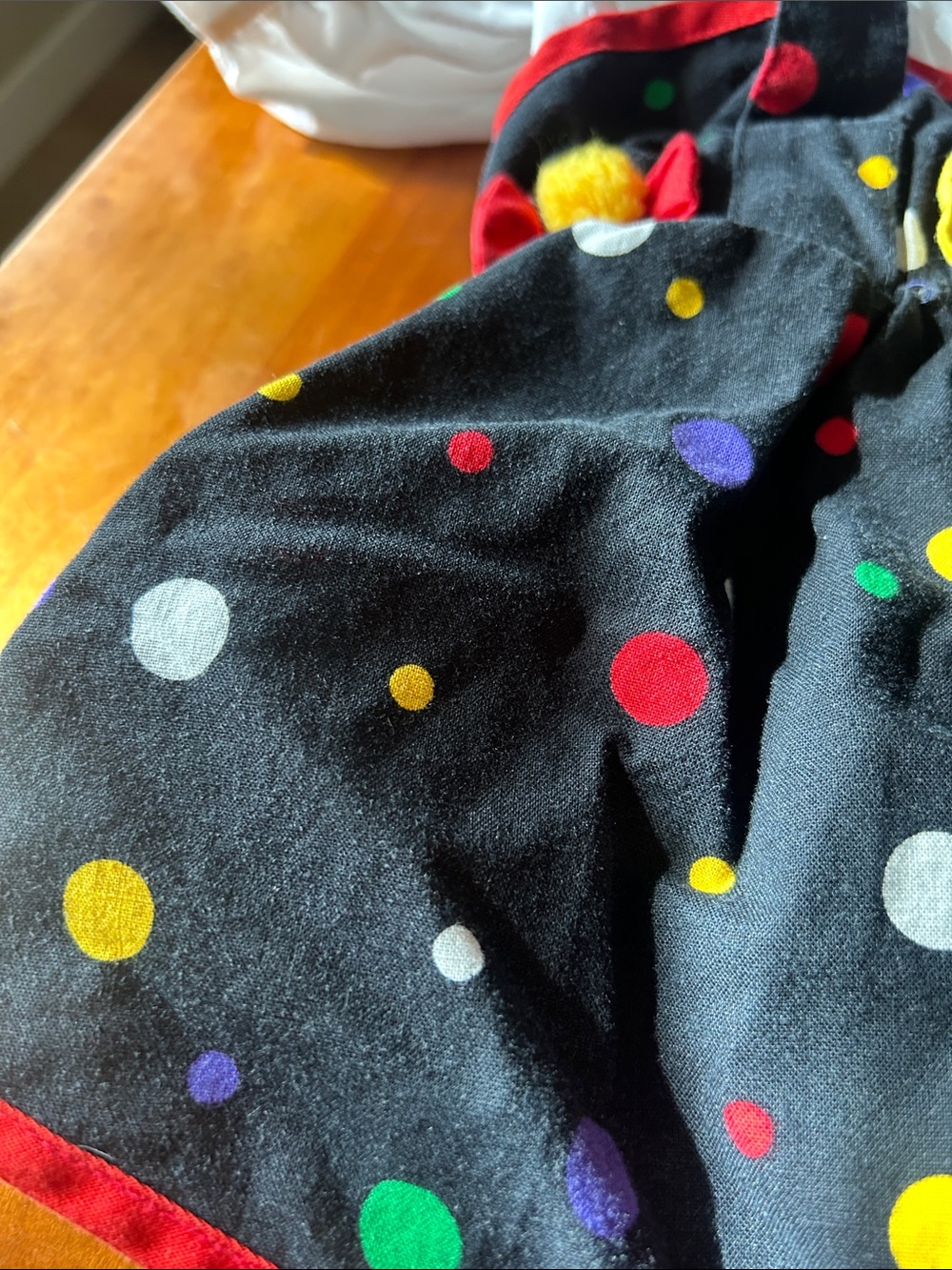 Vintage 80s/90s polka dot outfit 12 months - Picture 8 of 11